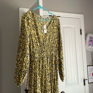 Floral loft size small dress